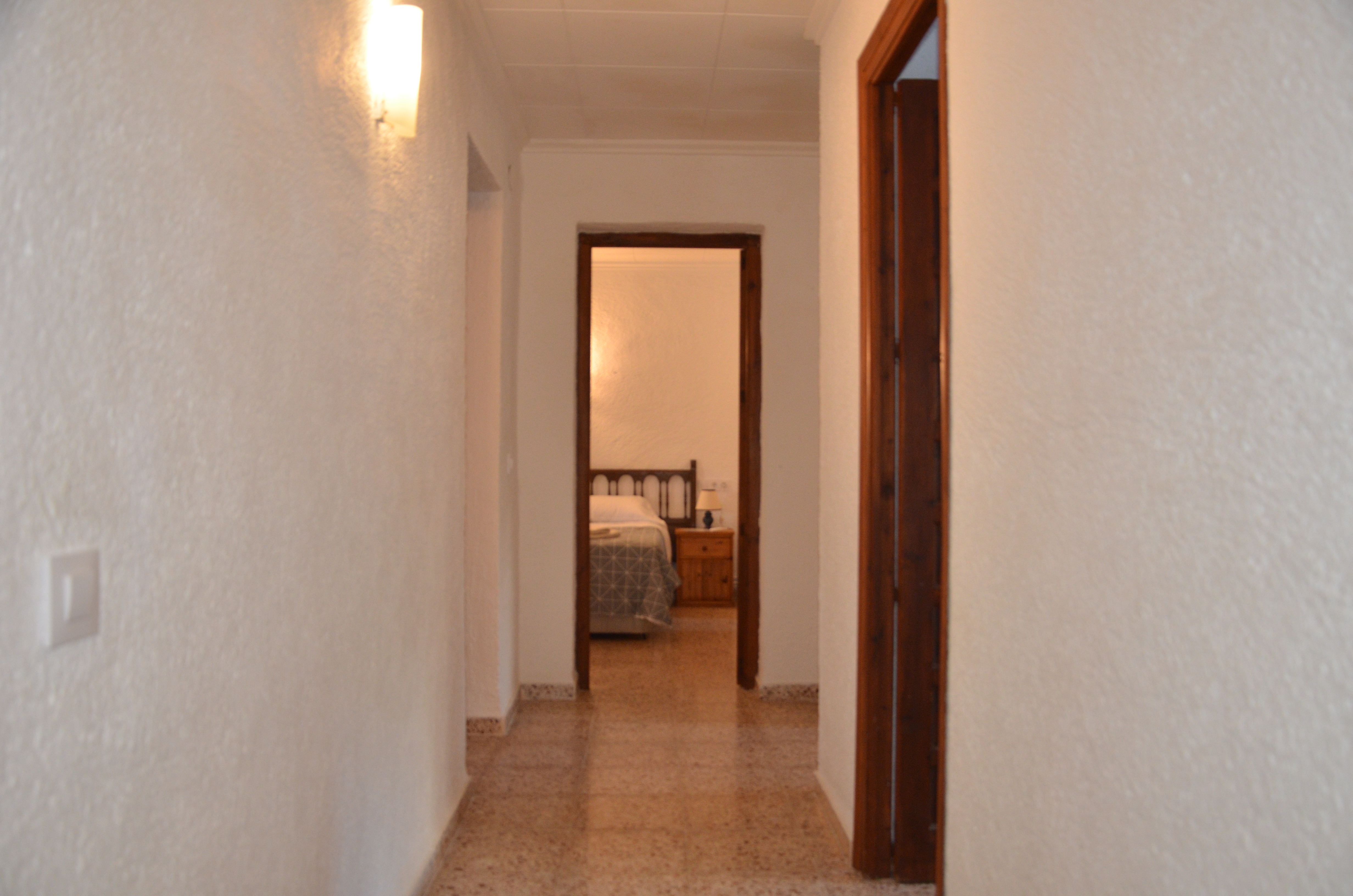 Hallway leading to bedroom